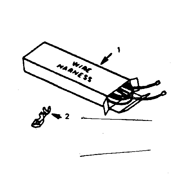 Kenmore 2784258491 wire harness and components diagram