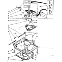 Kenmore 11081362800 machine base parts diagram