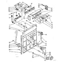 Kenmore 11081362820 controls and rear panel parts diagram