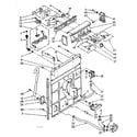 Kenmore 11081362730 controls and rear panel parts diagram