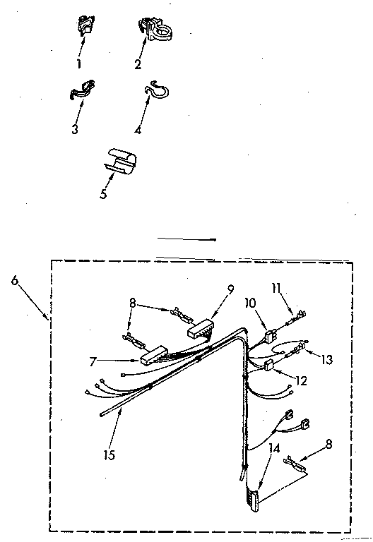 Kenmore 11081375600 wiring harness parts diagram