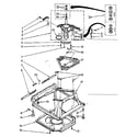 Kenmore 11081375600 machine base parts diagram