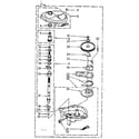 Kenmore 11081375600 gearcase parts diagram