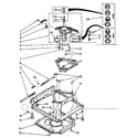 Kenmore 11081375130 machine base parts diagram