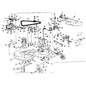 Craftsman 52821800 mower deck diagram