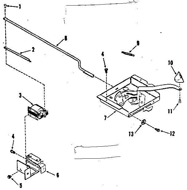 Kenmore 9119368411 power lock section diagram