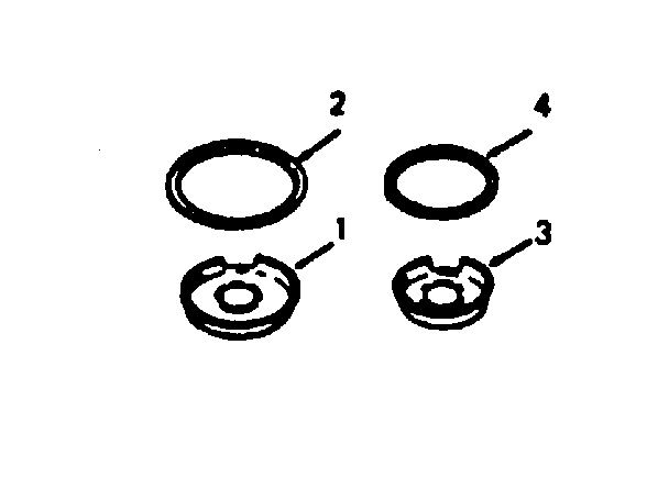 Kenmore 9119368411 optional porcelain pan and chrome ring kit no. 8067121 diagram