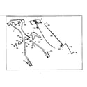 Craftsman 53681680 handle assembly diagram