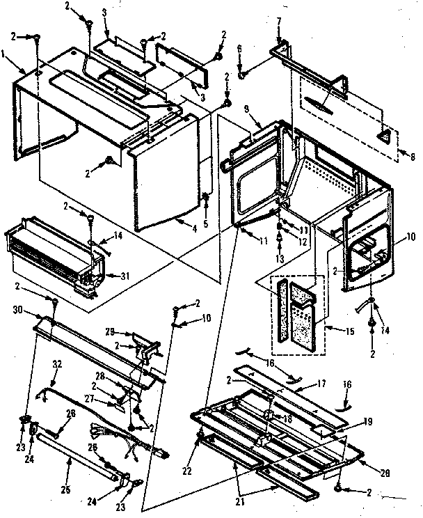 Kenmore 5648568511 outer wrap diagram