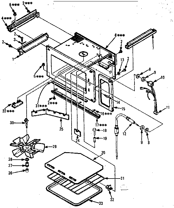 Kenmore 5648568511 cavity diagram