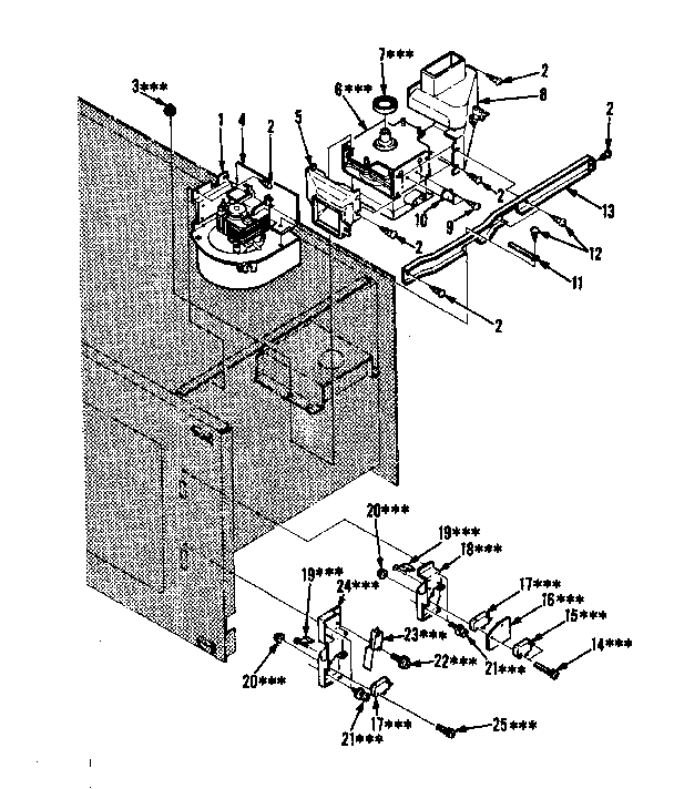 Kenmore 5648568511 switches and microwave diagram