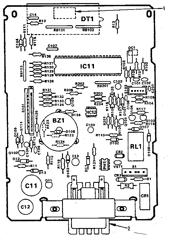 Kenmore 5648568511 power and control circuit board diagram