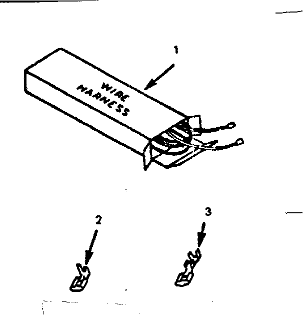 Kenmore 9117298510 wire harnesses and components diagram