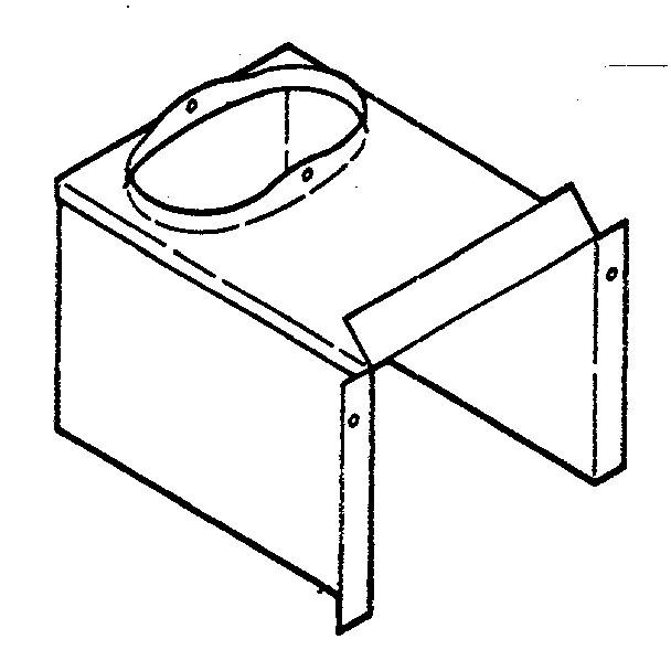 Kenmore 9117298510 optional flue collar kit diagram