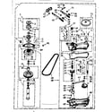 Kenmore 110365712 gearcase/transmission diagram