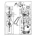 Kenmore 1106824574 gearcase/transmission diagram