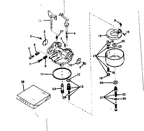 Craftsman 5803183-2 carburetor diagram