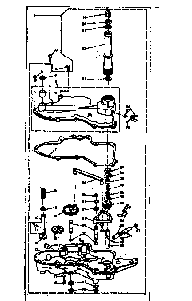 Kenmore 1106502400 worm gear diagram