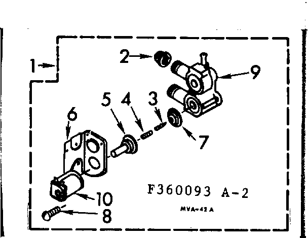 Kenmore 1106905702 water system diagram