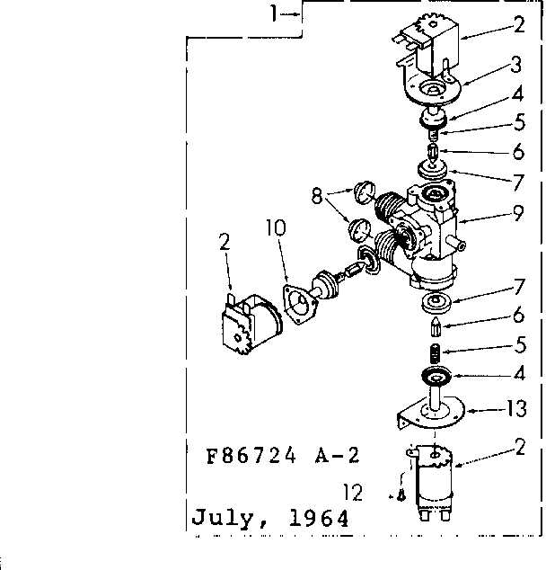Kenmore 1106504300 water system diagram