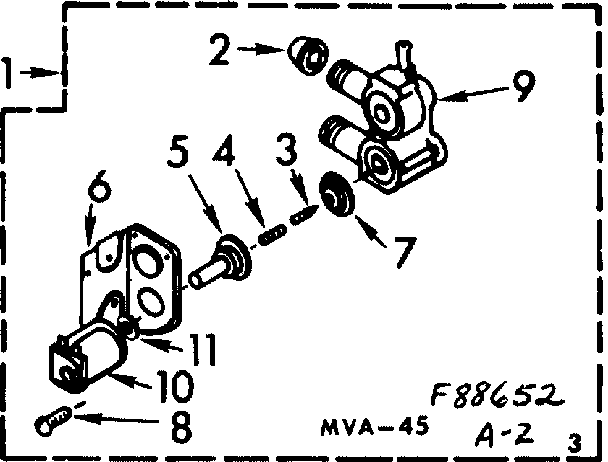 Kenmore 1106914702 water system diagram