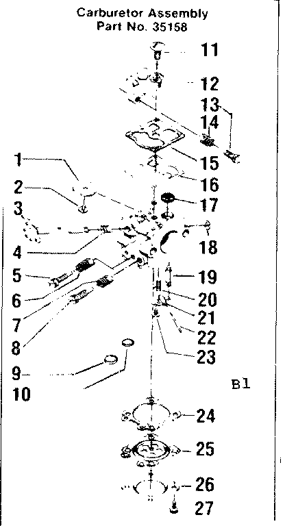 Craftsman 358353630 carburetor diagram