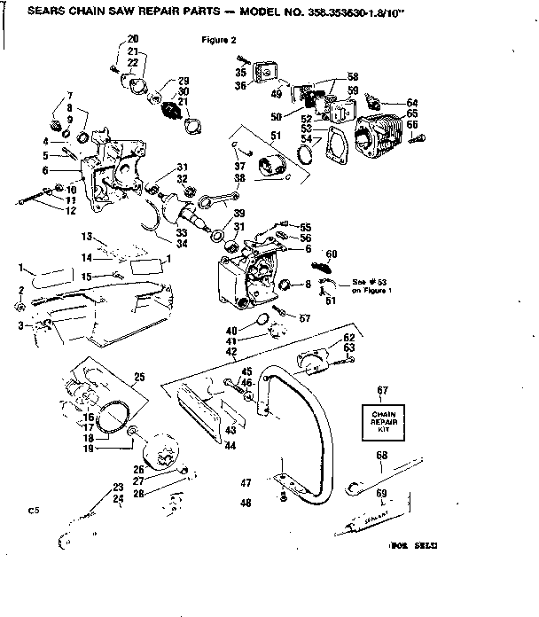 Craftsman 358353630 engine diagram