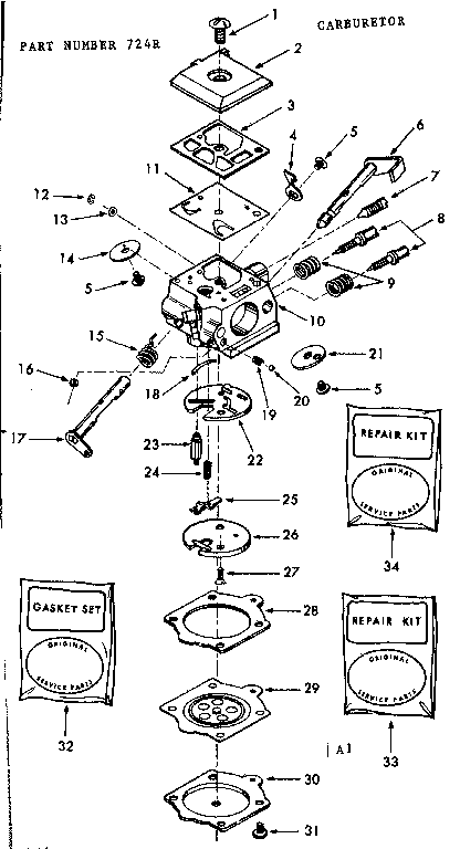 Craftsman 917351640 replacement parts diagram