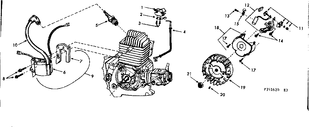 Craftsman 917351620 starter assembly diagram