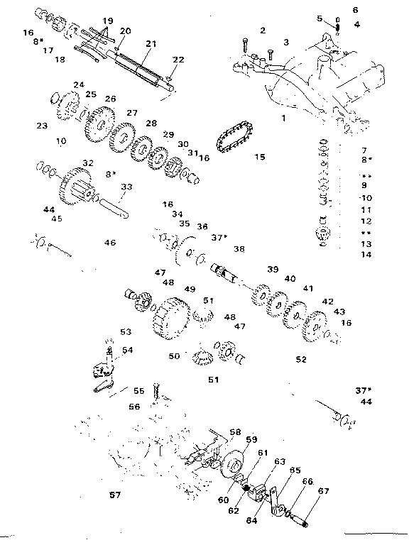 Footedana 4150-31 transaxle diagram