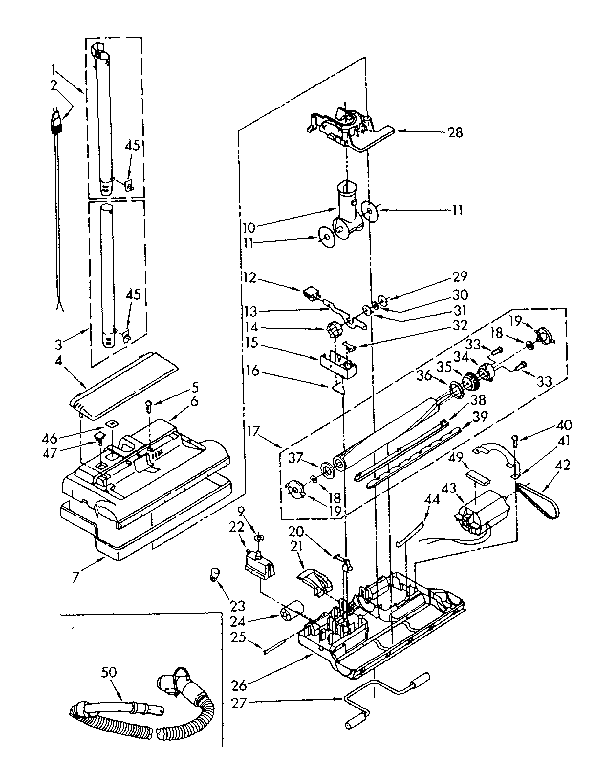 Kenmore 1165416181 power-mate parts diagram