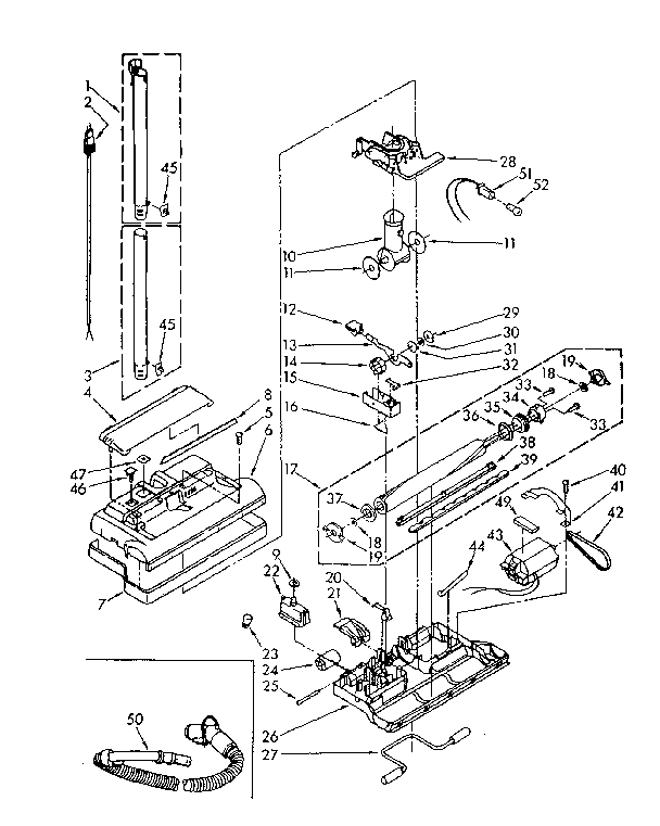 Kenmore 1165418281 power-mate parts diagram