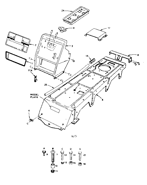 Craftsman 917255279 dashboard and chassis diagram