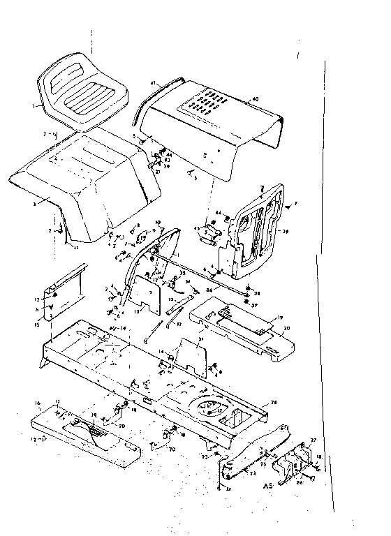 Craftsman 502250894 body parts assembly diagram