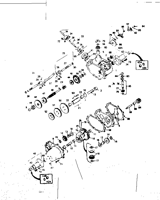 Craftsman 502250894 peerless transaxle diagram