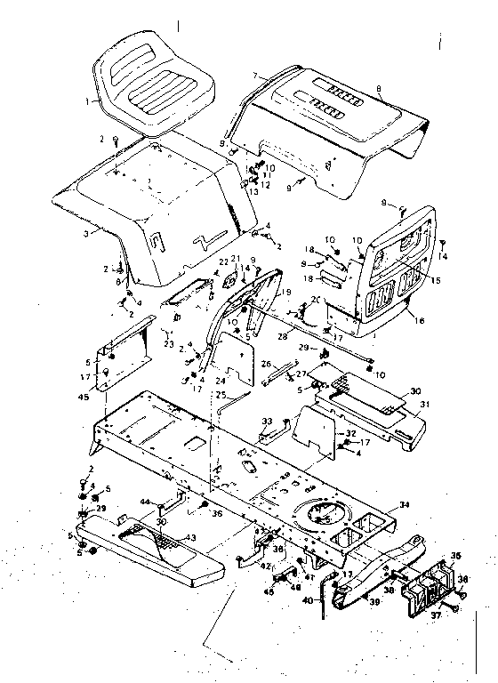Craftsman 502255151 body parts assembly diagram