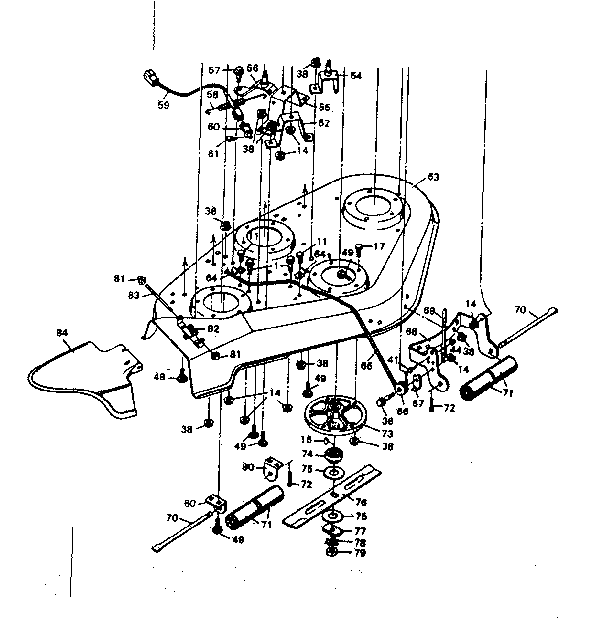 Craftsman 502255151 blade housing diagram