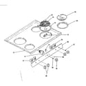 Kenmore 1199738510 cooktop diagram