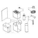 Kenmore 6651386581 optional parts (not included) diagram