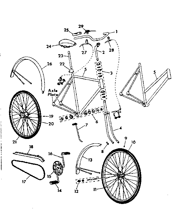 Sears 505472781 unit parts diagram