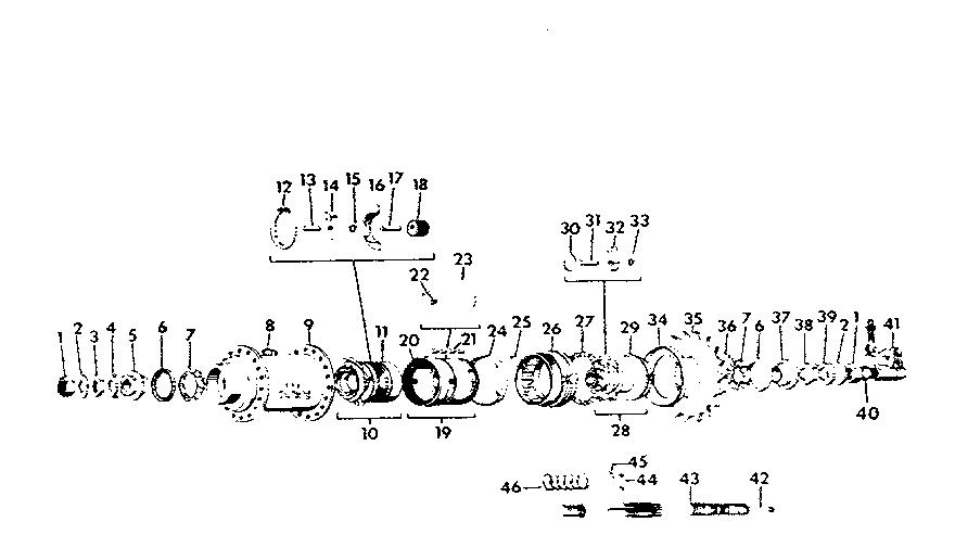 Sears 505472781 shimano 3-speed hub diagram