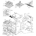 Kenmore 8504297824 body section (single ovens) diagram