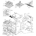 Kenmore 8504257891 body section (single ovens) diagram