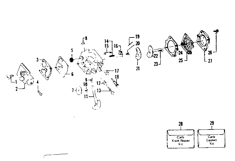 Craftsman 358796180 carburetor assembly #35183 diagram