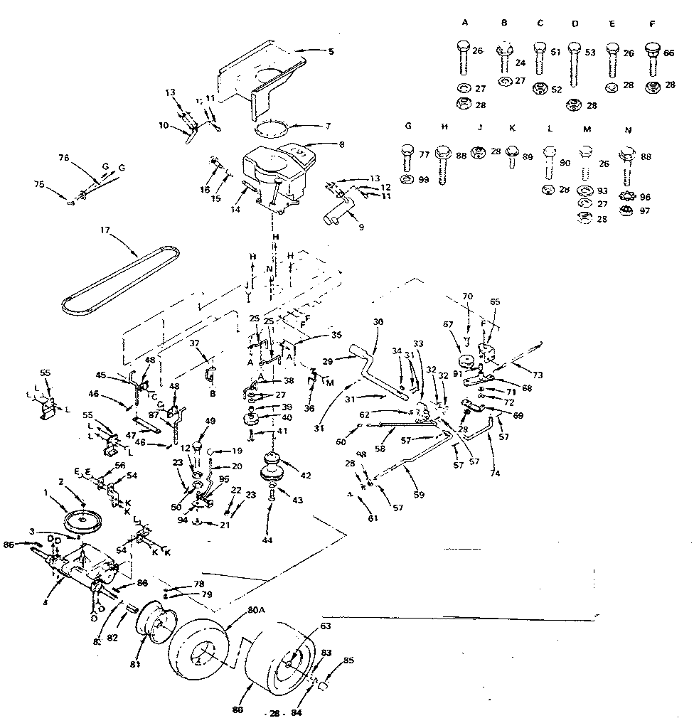Craftsman 502255822 drive diagram