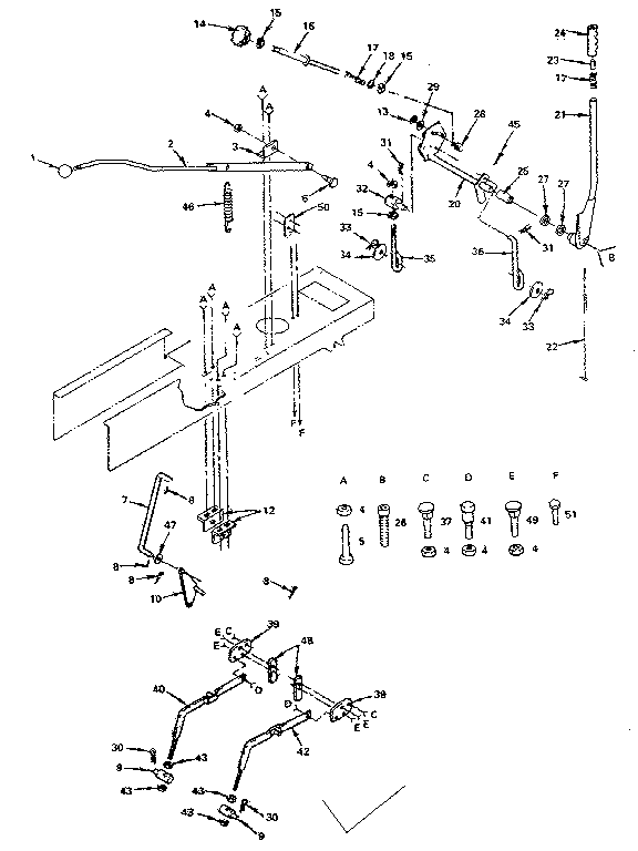 Craftsman 502255822 lift adjustment diagram