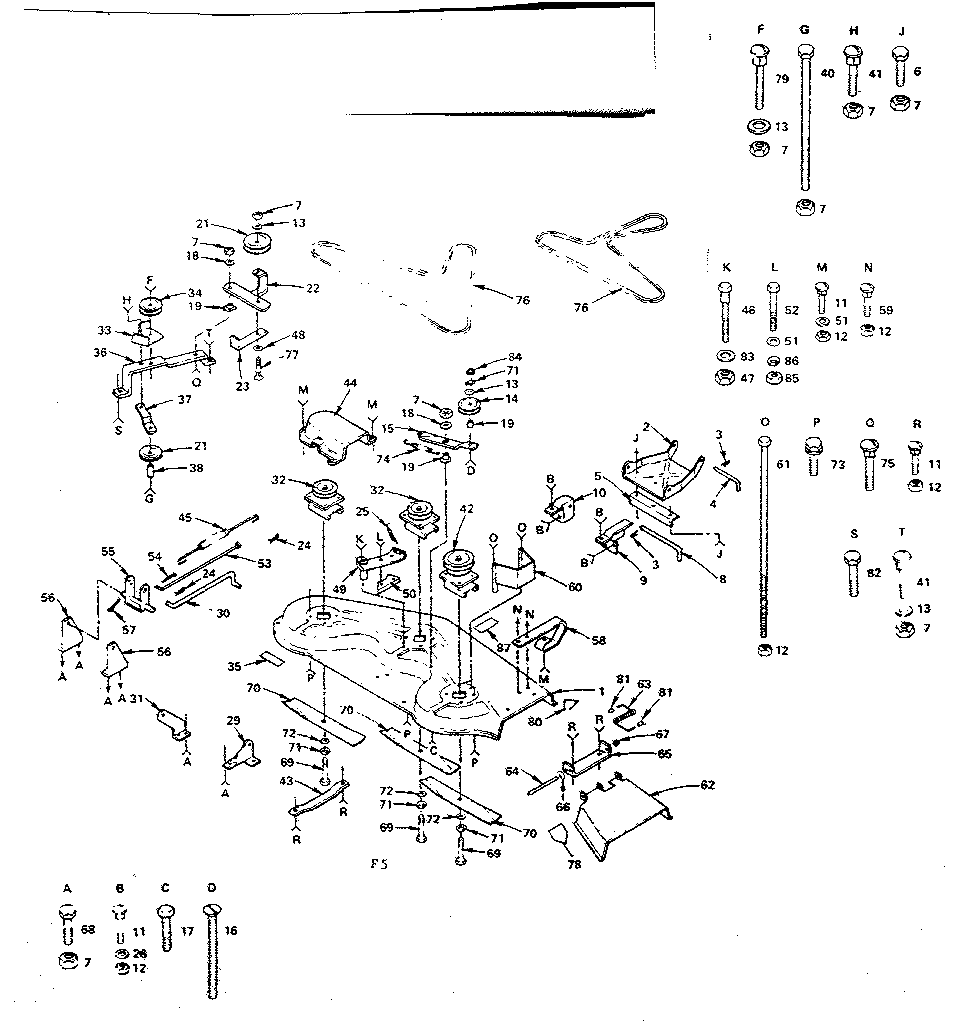 Craftsman 502255822 mower diagram