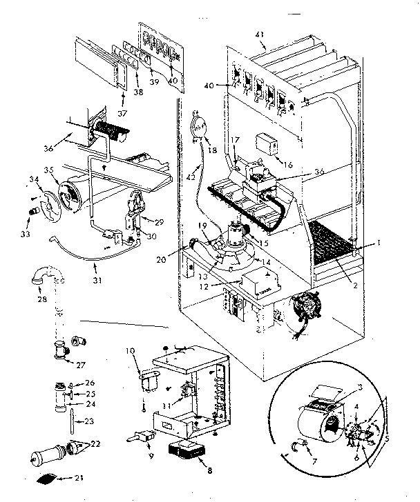 Kenmore 867769224 functional replacement parts diagram