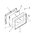 Kenmore 9113628611 911.3628611 oven door diagram