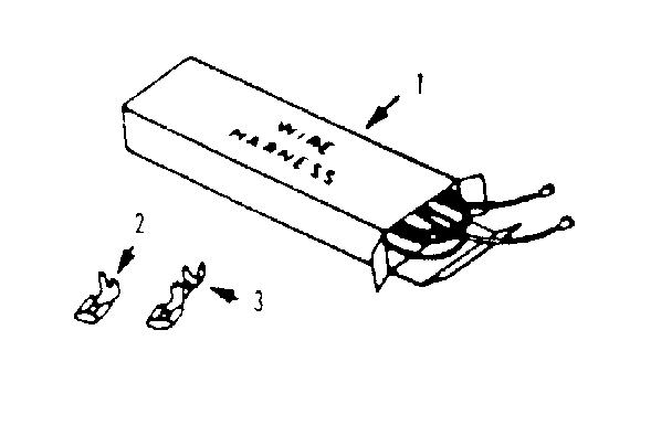 Kenmore 9113628611 wire harness and components diagram